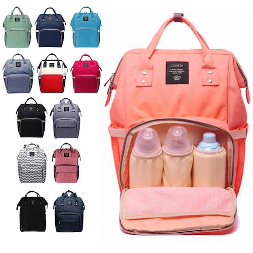 Mochila Pañalera Multiusos Bebes .