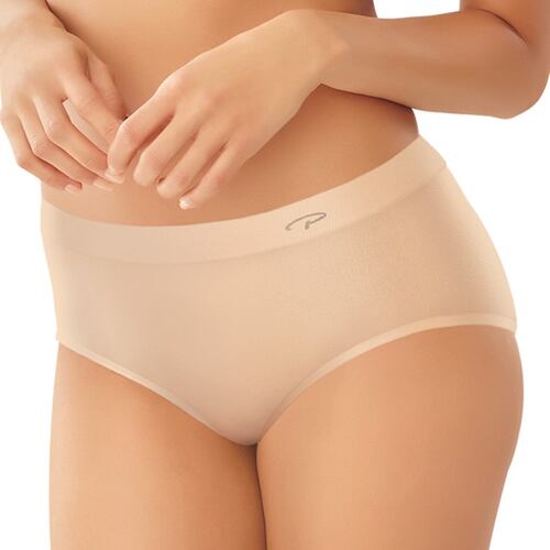 Pantaleta  corte completo sin costuras y con puente interior 100% algodón. Marca: Playtex..