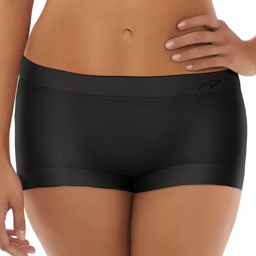 Pantaleta tipo bóxer sin costuras y puente interior 100% algodón. Marca: Playtex..
