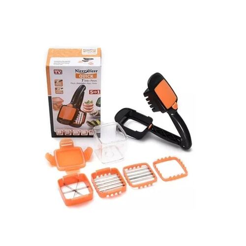 Cortador de alimentos Dicer Quick naranja.