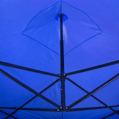 Carpa 3X4.5 Toldo Reforzado Plegable Impermeable Azul  Jardin Exterior