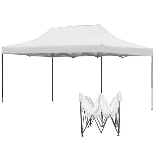 Carpa 3X4.5 Jardimex Toldo Reforzado Plegable Blanco Impermeable
