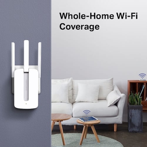 Repetidor Expansor De Señal WIFI Mercusys MW300RE 300Mbps.