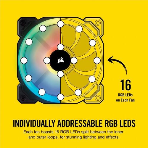 Ventilador Corsair 120mm LL120 Led RGB Doble Bucle PWM CO-9050071-WW