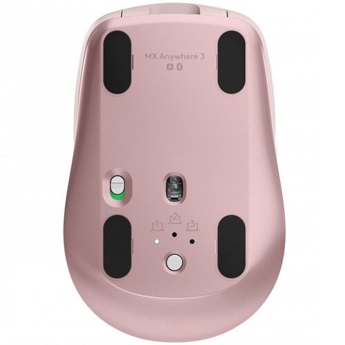 Mouse Logitech MX Anywhere 3 Rosado USB Recargable Alámbrico/Inalámbrico 910-005994