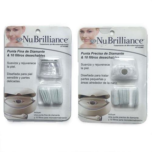  Puntas de repuesto para sistemas de microdermoabrasión Princess Derma o NuBrilliance.