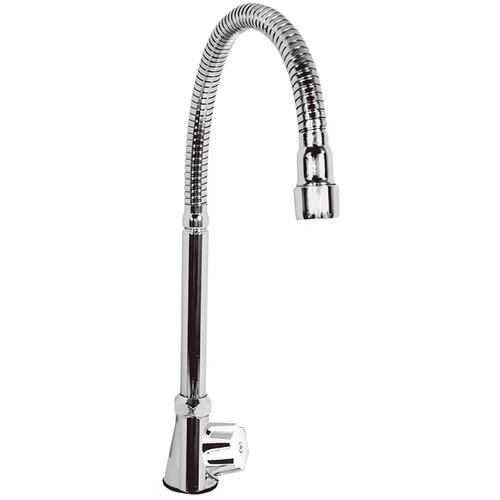 Llave para Fregadero de Cocina con Cuello Flexible de Acero Inoxidable.
