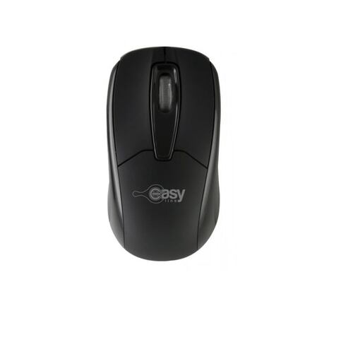 MOUSE Negro USB 1000DPI USB CABLE PC LAPTOP CASA OFICINA ESCUELA CLASE NEGRO EASY LINE PC LAP
