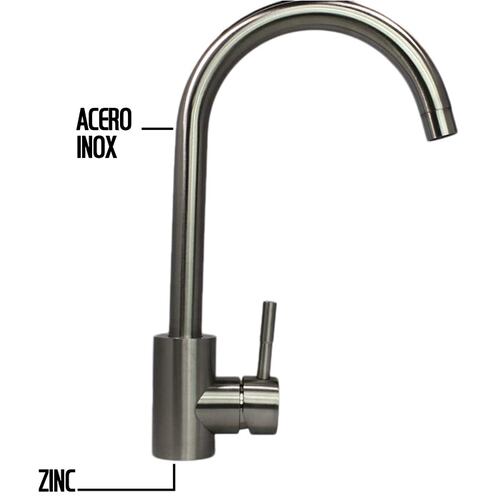 CNX Mezcladora Satinada para Fregadero de Cocina.
