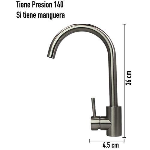 CNX Mezcladora Satinada para Fregadero de Cocina.