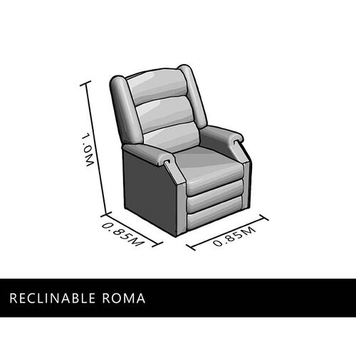 SILLÓN RECLINABLE ROMA CHOCOLATE- ENTREGA ÚNICAMENTE EN CDMX, QUERÉTARO, PACHUCA, TOLUCA Y SUS ÁREAS METROPOLITANAS