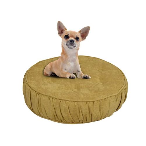 PUFF PET PARA MASCOTA COLOR MOSTAZA - ENTREGA ÚNICAMENTE EN CDMX, QUERÉTARO, PACHUCA, TOLUCA Y SUS ÁREAS METROPOLITANAS