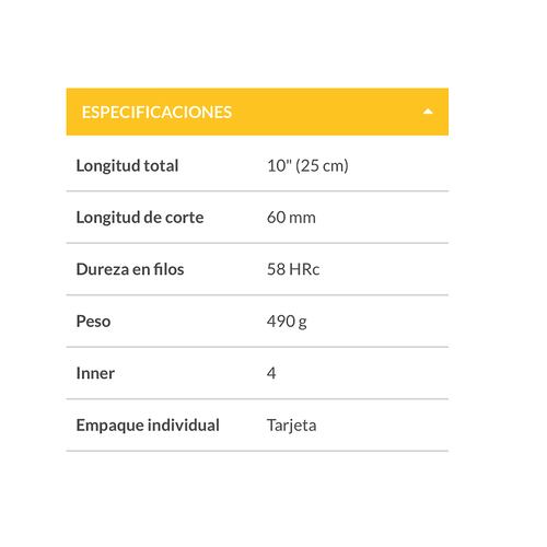 TIJERAS GRANDES PARA HOJALATERO 10 CUCHILLAS CORTAR LAMINAS MULTIUSOS PRETUL