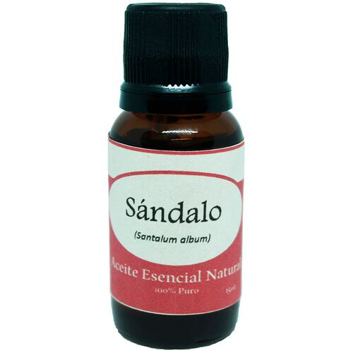 Sandalo Aceite Esencial Natural 1 Frasco Aromaterapia 15ml Difusor KRISAMEX