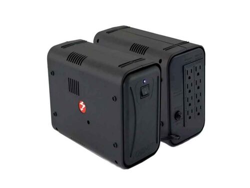 No-Break Complet MT505, 500VA (250W) con regulador y supresor de picos, 8 contactos Nema 5-15R. Color Negro
