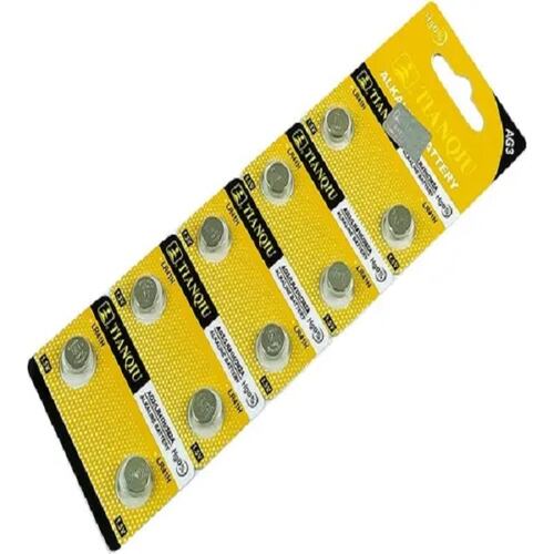 Blister con 10 Pilas c/u Reloj Estandar Ag3 Lr41 392a - Tianqiu