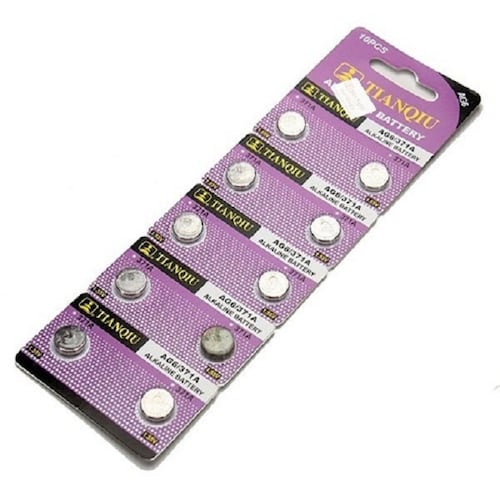 Blister 10 Baterías Pilas Ag6 371 Lr921 Sr920sw Lr69 Gp71a