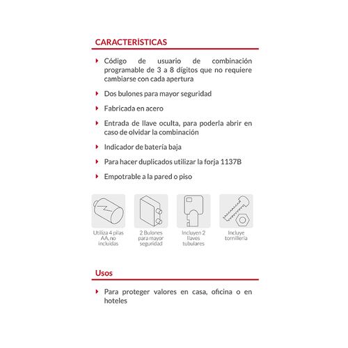 CAJA FUERTE  DE SEGURIDAD PARA GUARDAR DINERO NEGOCIO COMERCIO HERMEX