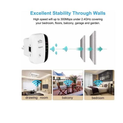 Router Repetidor Wifi Inalámbrico De 300mbps 