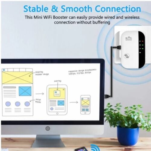Router Repetidor Wifi Inalámbrico De 300mbps 