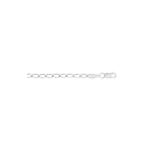 Cadena Rada 060 Delgada de 50cm en Plata .925 