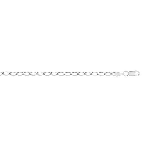 Cadena Rada 060 Delgada de 55cm en Plata .925 