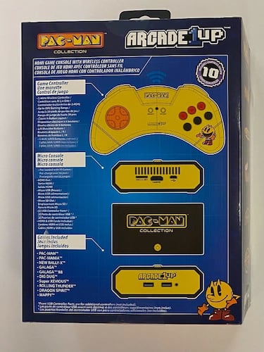 Consola Arcade Pac-man 1up + 10 Juegos Por Hdmi Control Wifi OFERTA Nuevo en Mexico aprovecha dia del niño