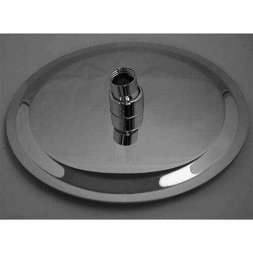 Regadera Redonda de 8" con Tubo de 40 cm en Acero Inoxidable (Empaque de tubo 5/50).