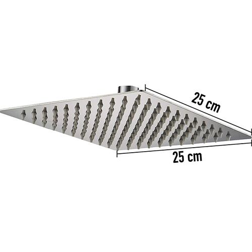 CNX Regadera Cuadrada de 10" (25.4 cm) fabricada en Acero Inoxidable