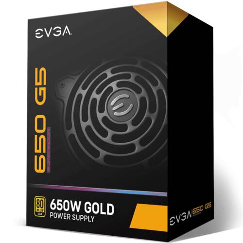 Fuente De Poder EVGA 650 G5 SUPERNOVA 650W 80 PLUS Gold Modular 220-G5-0650-X1