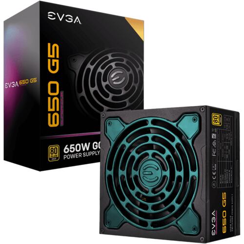 Fuente De Poder EVGA 650 G5 SUPERNOVA 650W 80 PLUS Gold Modular 220-G5-0650-X1