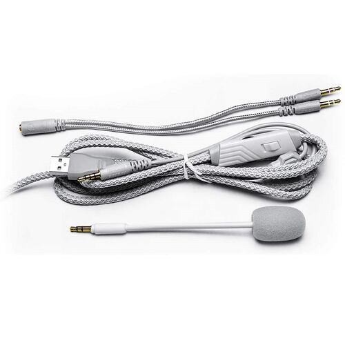 Diadema YeYian Proud Serie 3500 LED Microfono Gaming Headset 3.5mm Blanco YDG-33406.
