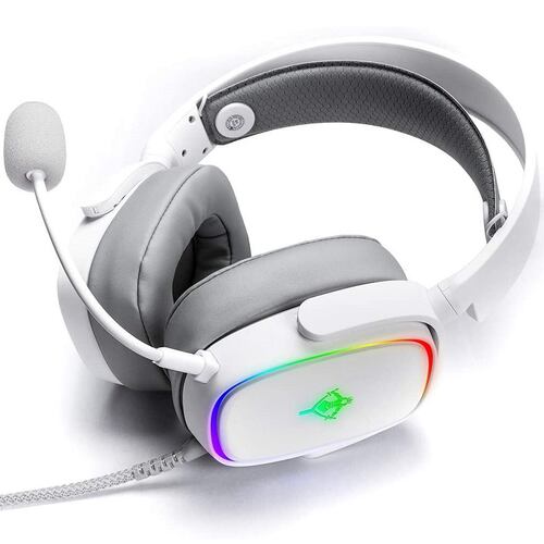 Diadema YeYian Proud Serie 3500 LED Microfono Gaming Headset 3.5mm Blanco YDG-33406.