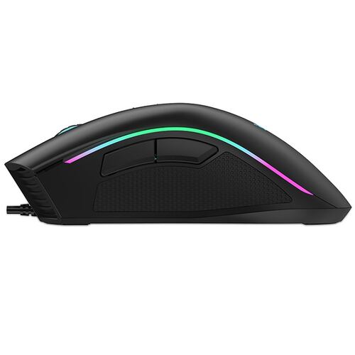 Mouse YeYian Gram 2000 RGB Alámbrico USB 6400DPI Negro YMG-24110N.