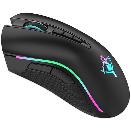 Mouse YeYian Gram 2000 RGB Alámbrico USB 6400DPI Negro YMG-24110N.