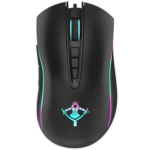 Mouse YeYian Gram 2000 RGB Alámbrico USB 6400DPI Negro YMG-24110N.