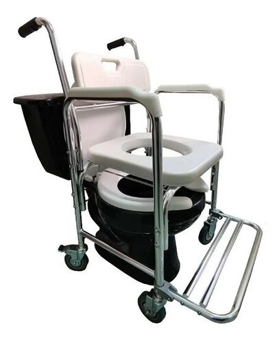 Silla Para Baño Discapacitados 3 En 1 Super Confort Silla Ducha, Comodo Y Silla De Traslado..