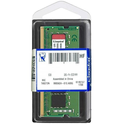Memoria Ram DDR4 Sodimm Kingston 2666MHz 8GB PC4-21300 KVR26S19S8/8.