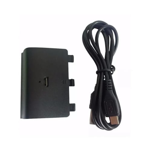  2 Baterías Recargables Carga Y Juega Para Xbox One Pila , Batería  2400 Mah  con cargador    