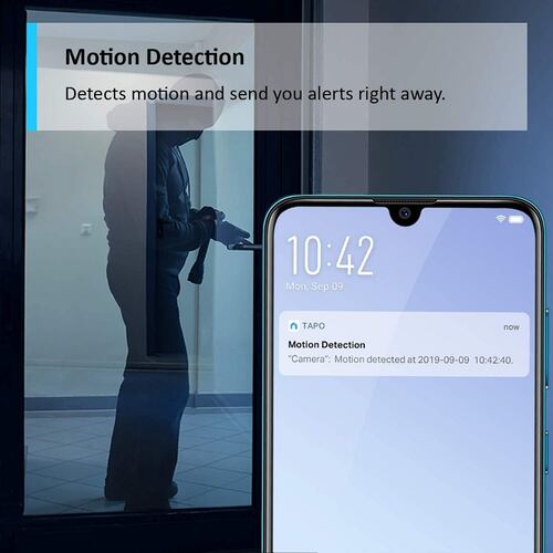 Cámara De Vigilancia Tp-Link TAPO C100 HD WI-FI Alarma Visión Nocturna