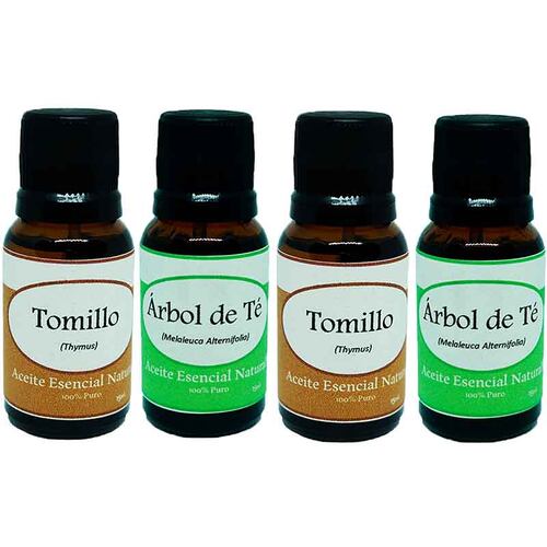 Tomillo Arbol de Te Tomillo Arbol de Te Aceite Esencial Natural 4 Frasco Krisamx