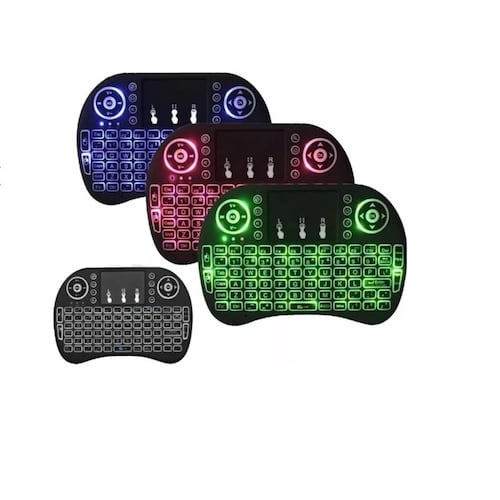 Mini Teclado Inalambrico Mouse Pad Usb Smartv Tvbox Xbox Pc 