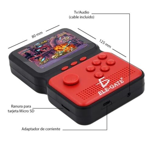 Consola Retro M3 Game Box 900 Juegos Portatil Conexión A Tv