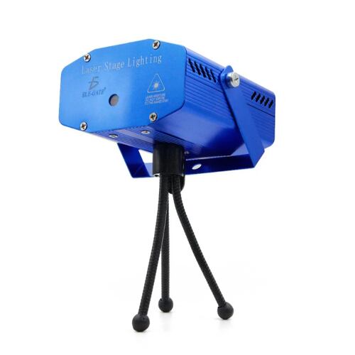 Proyector Laser Luz Led Audioritmico Color Figuras + Tripie 