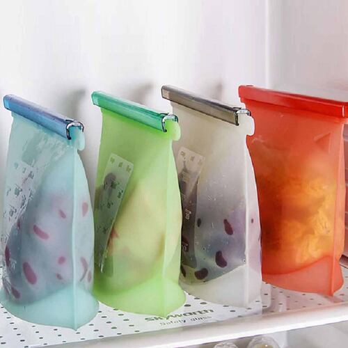 Set de 4 bolsas herméticas con cierre 