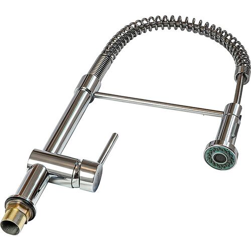 CNX Mezcladora Monomando Flexible para Fregadero con Sostenedor de Cuello Con Kit de Instalacion