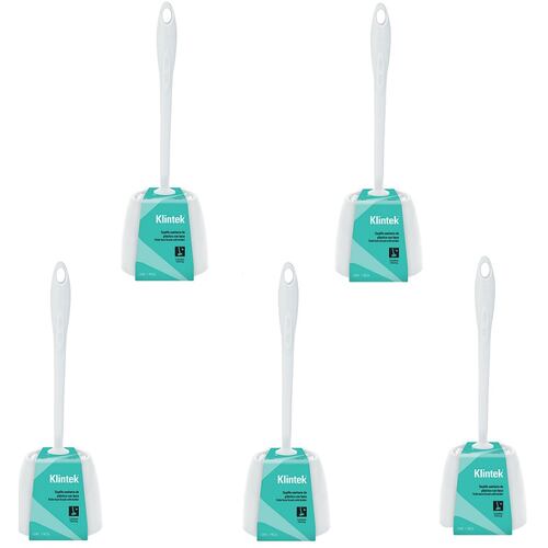 Cepillo Sanitario Plástico C/base Limpieza Baño Wc 5 piezas Hogar-Casa