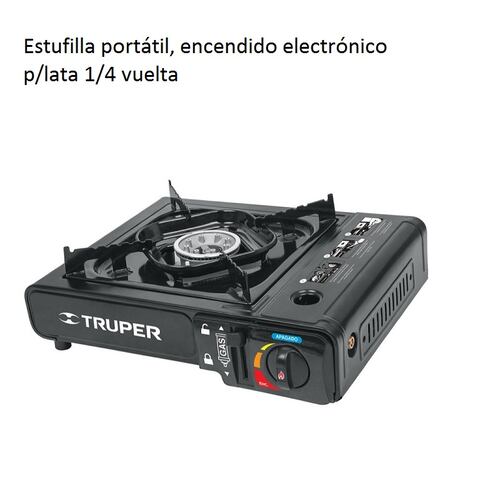 PARRILLA DE GAS PORTATIL 1 QUEMADOR ESTUFA ESTUFILLA CAMPISMO BUTANO 