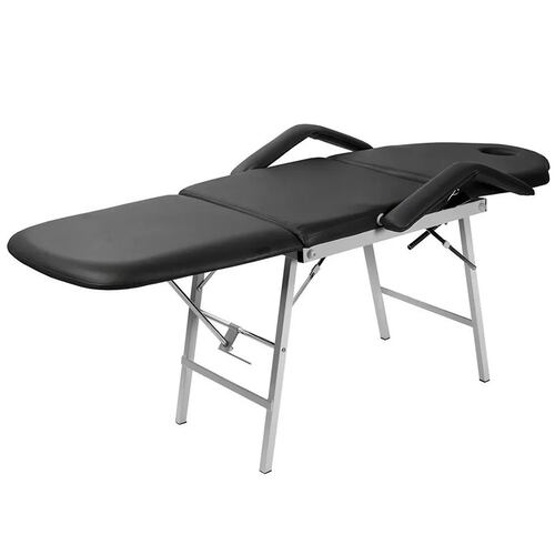Silla Facial Reclinable Cama Tatuaje Fisioterapia Sillon Spa Negra Nanofort