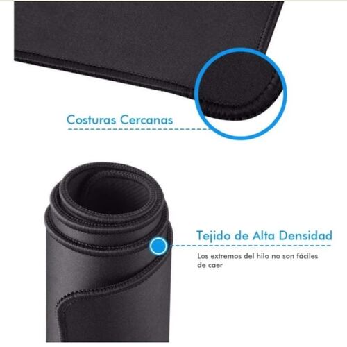 Mouse Pad Alfombrilla Grande 80x30cm Oficina, Casa O Gamer Star Negro 78